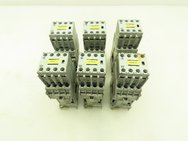 Allen Bradley 700CF310Z Motor Starter Contactor 600V 3Ph 20A 24VDC Coil Lot of 6