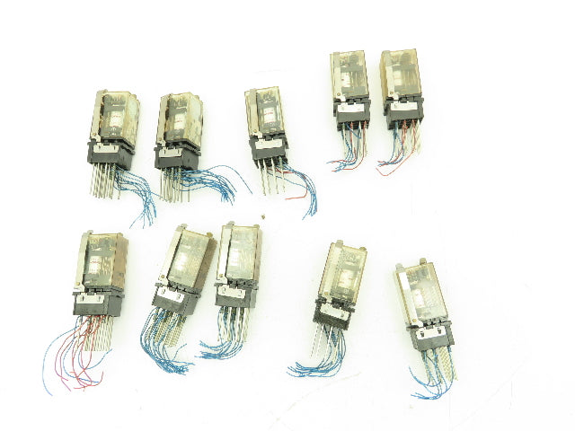 Omron G2A-432A-N1 Socket Relay 14-Pin 24VDC w/ Base PY140N Lot of 10
