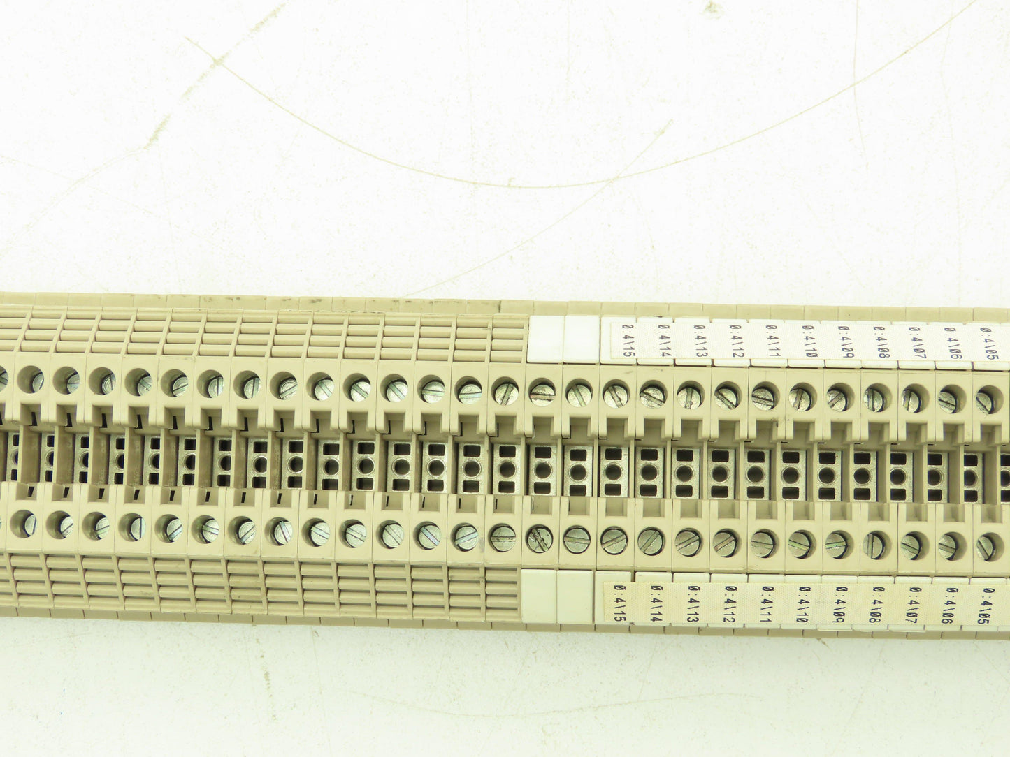 Weidmuller WDU4 26-10AWG 4mm 32A Terminal Blocks (89pcs) 32" DIN Rail