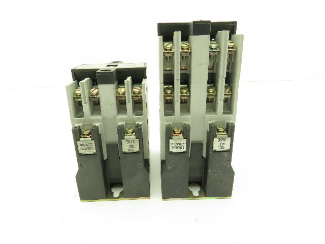 Square D Control Relay Eight/Four Pole Series A 600V 20A 240V Coil Lot of 4