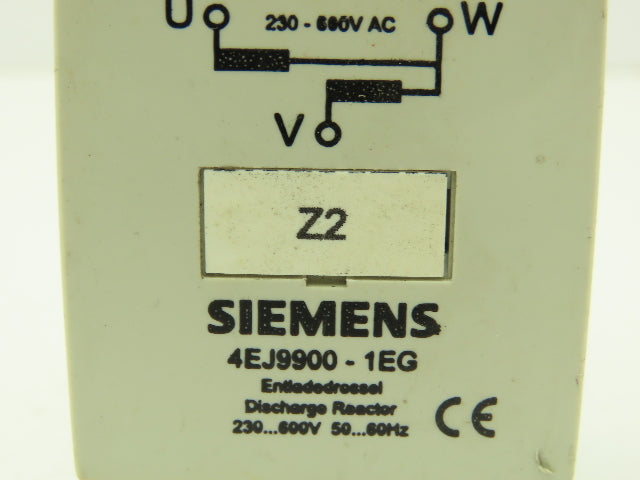 Siemens 4EJ9900-1EG Discharge Reactor 230-600V Din Mount