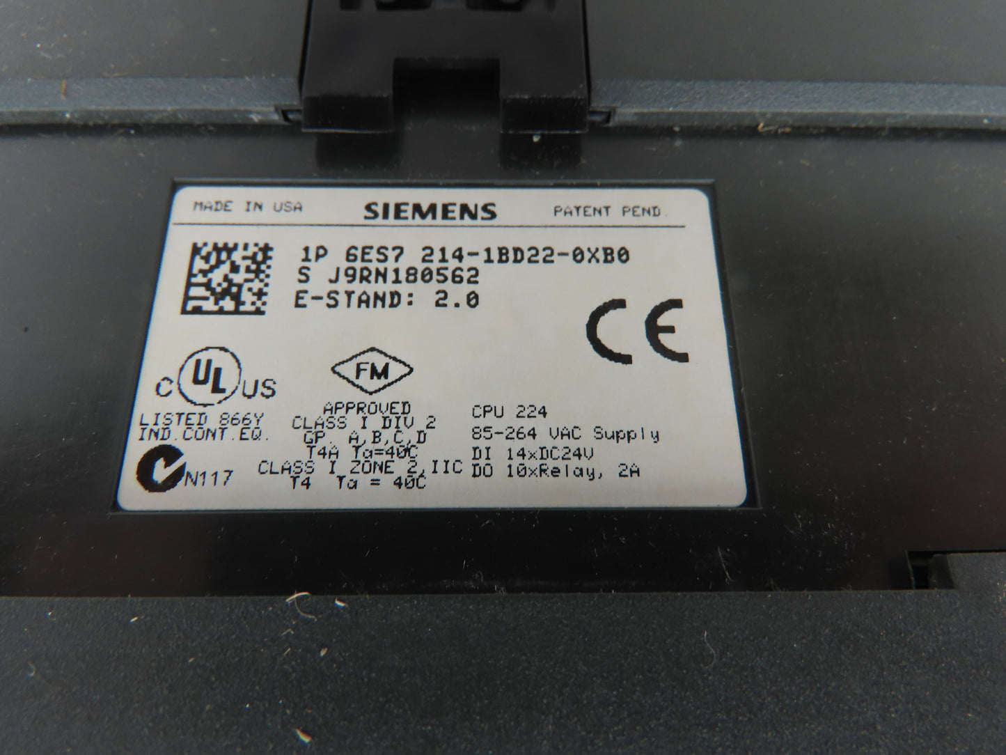 Siemens Simatic 214-1BD22-0XB0 S7-200 PLC Input Output CPU 224 EM 221 EM 222 Lot