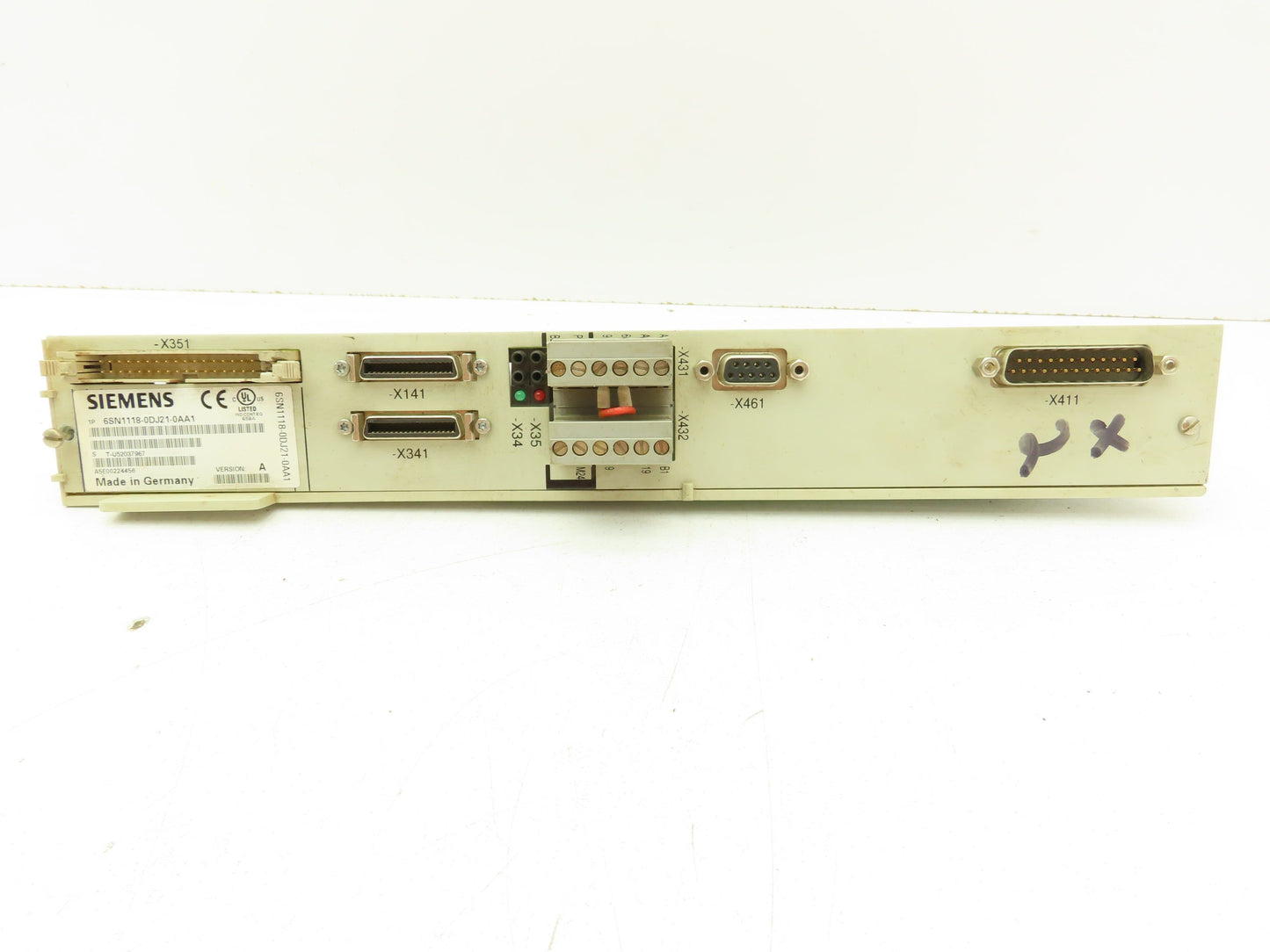 Siemens 6SN1118-0DJ21-0AA1 Simodrive Drive Board Module Card Version A