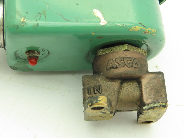 Asco WP116-204-1 Pneumatic Brass Solenoid Valve 1/4" NPT 110V
