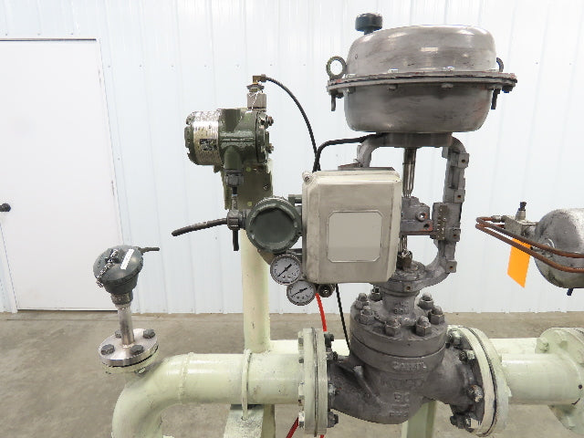 3" Flanged Pipe, Valve Control Station, Process Piping Bypass Valve