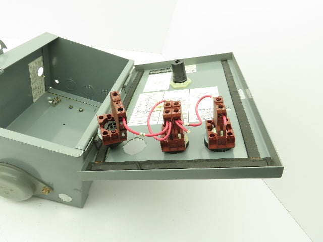 Square D Pushbutton Motor Control Station Enclosure Box 11x8x6"