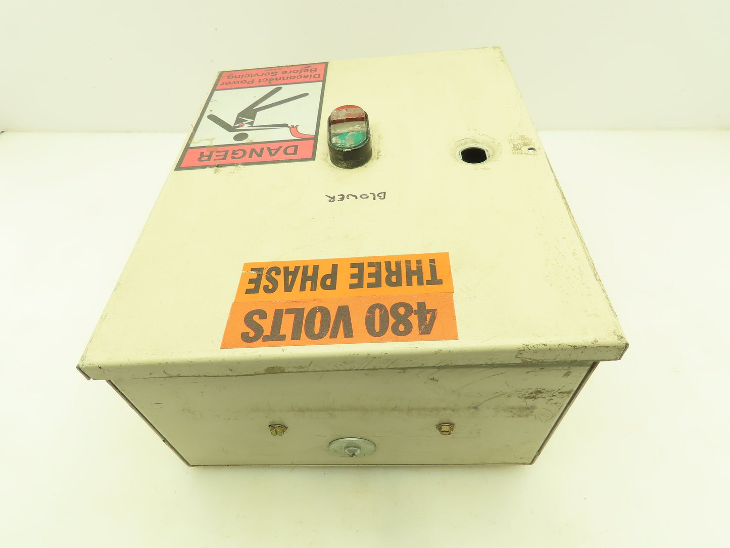 Allen Bradley Combination Motor Starter Overload 3 Ph 600V 12A 27A Enclosure