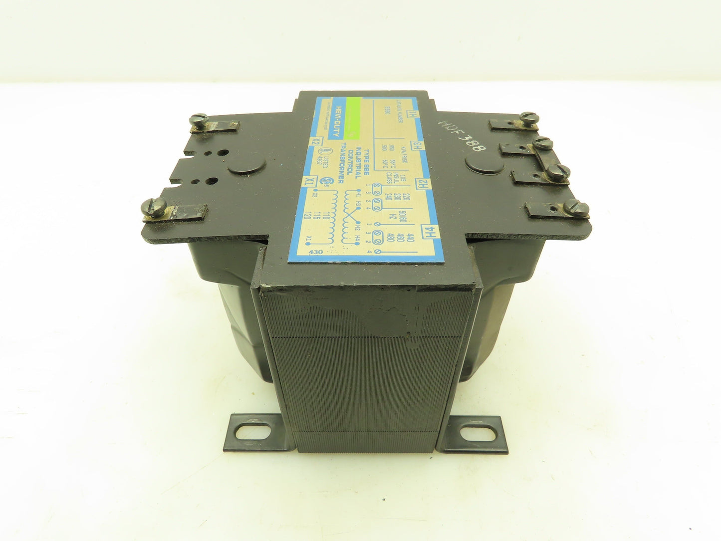 Hevi-Duty E55ON Control Transformer 550VA 120V Output 220-480 Input