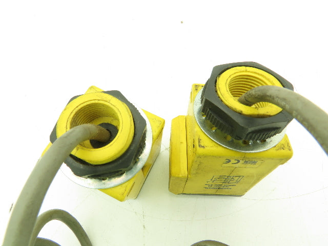 Banner Q45BB6DL Photoelectric Sensor Diffuse 1.8M 10-30VDC Lot of 2