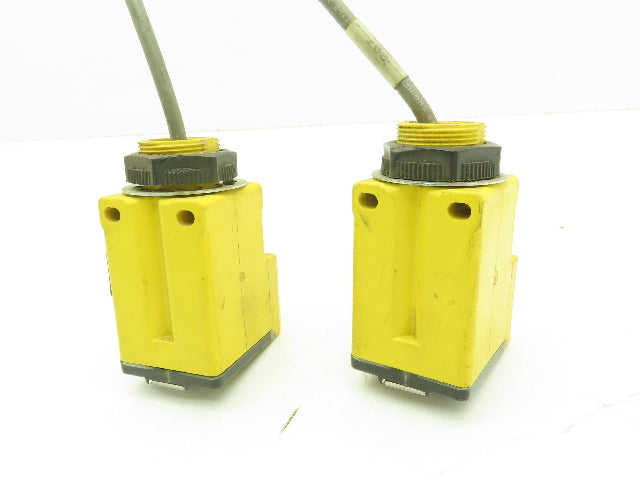 Banner Q45BB6LP Photoelectric Sensor Polarized Retro 6M 10-30VDC Lot of 2