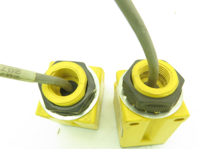 Banner Q45BB6LP Photoelectric Sensor Polarized Retro 6M 10-30VDC Lot of 2