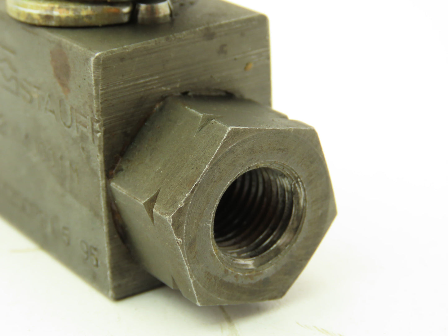 MHA Stauf Ball Valve Flow Control 7250 PSI Hydraulic 1/4" NPT Lot of 4