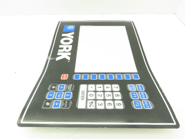 York HVAC Control Board Panel Numerical Keypad Display Screen Cover Membrane