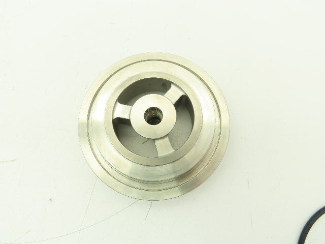 SPX 322A0801202D21422 Pump Valve Seat 316SS 2-1/2" Flange Groove