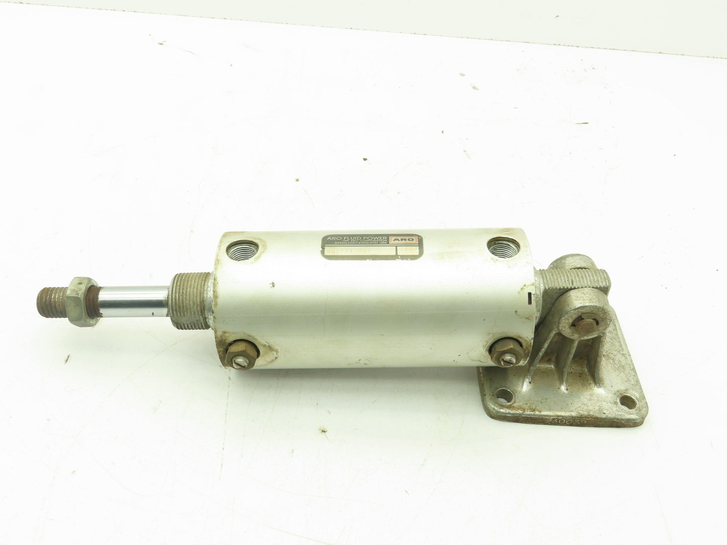 ARO Economair MQ2764-040 Pneumatic Air Cylinder 3" Bore 4" Stroke Pivot Bracket