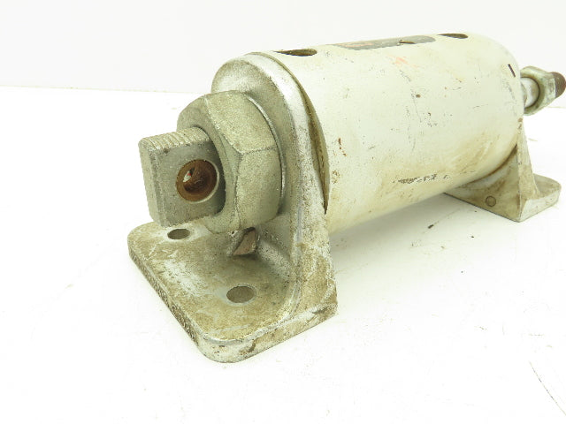 ARO Economair MQ2764-020 Pneumatic Air Cylinder 3" Bore 2" Stroke Foot Mount