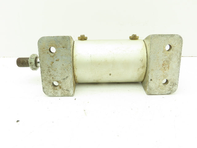 ARO Economair MQ2764-020 Pneumatic Air Cylinder 3" Bore 2" Stroke Foot Mount
