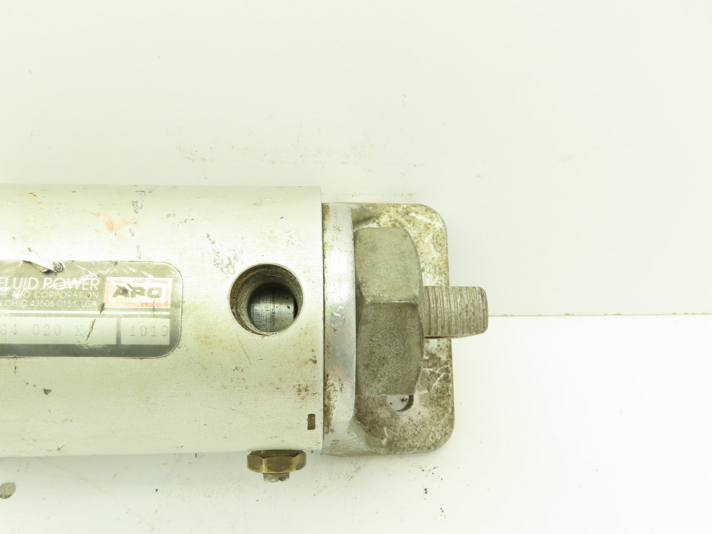ARO Economair MQ2764-020 Pneumatic Air Cylinder 3" Bore 2" Stroke Foot Mount