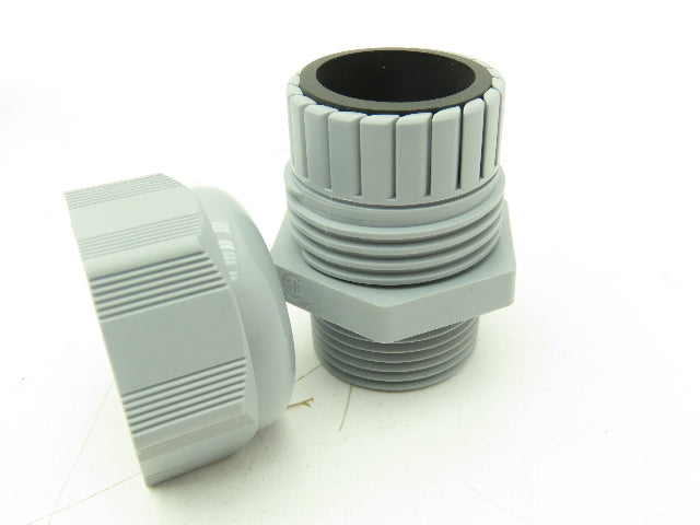 T&B CC-NPT-1-G Cable Gland Cord Connector Non-Metallic GRAY 1" NPT Lot of 10