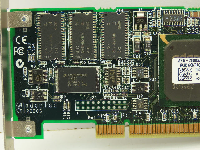 Adaptec ASR-2000S/48MB SCSI RAID Controller Card