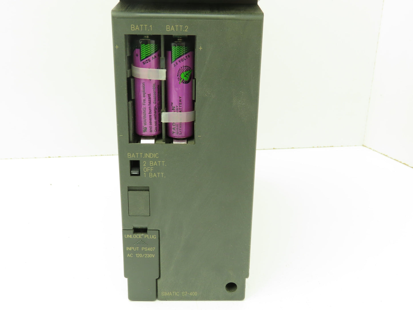 Siemens 6ES7 407-0RA01-0AA0 Simatic S7-400 Power Supply Module 120/230V 20A