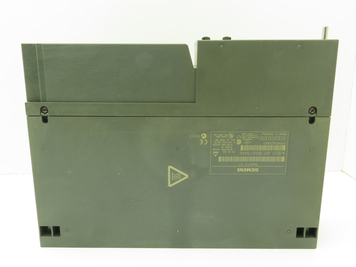 Siemens 6ES7 407-0RA01-0AA0 Simatic S7-400 Power Supply Module 120/230V 20A