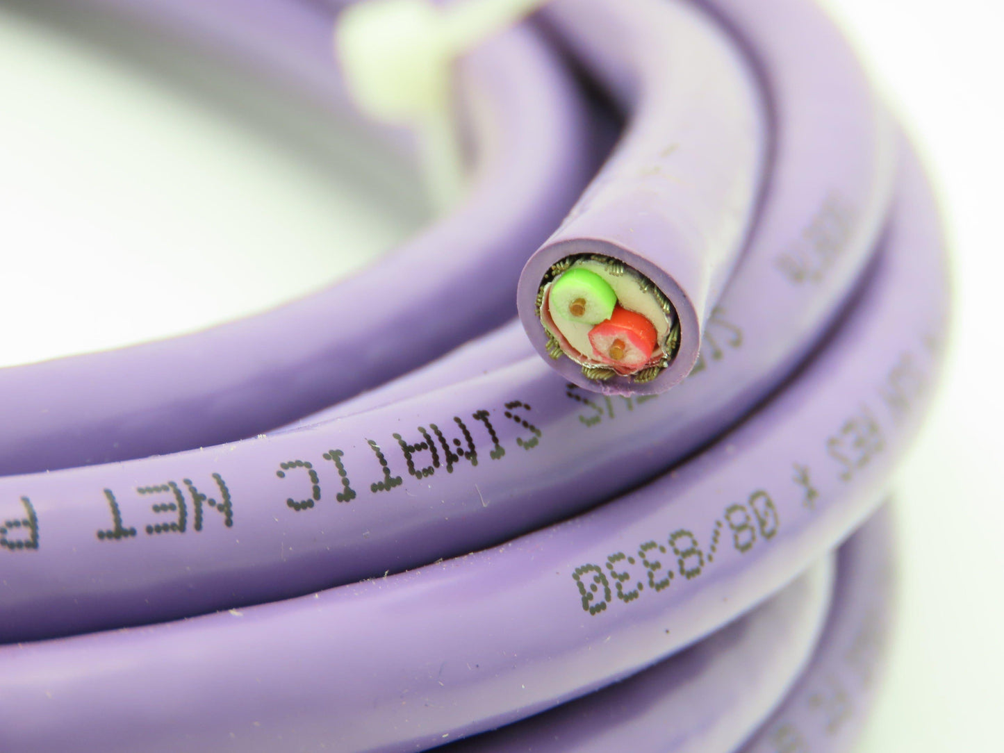 Siemens Simatic 6XV1 830-0EH10 Profibus 2-Conductor Bus Cable 22AWG Shielded 25'