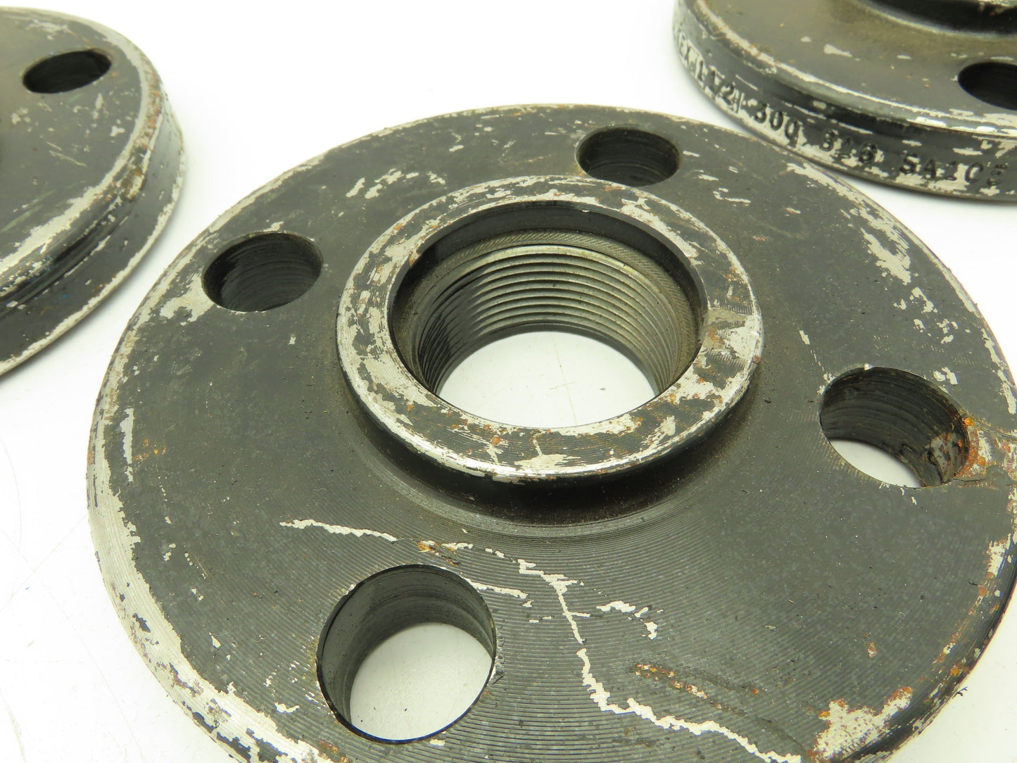 Boltex Class 300 Threaded Flange 1-1/2" NPT 4-Bolt Raised Face LOT OF 5