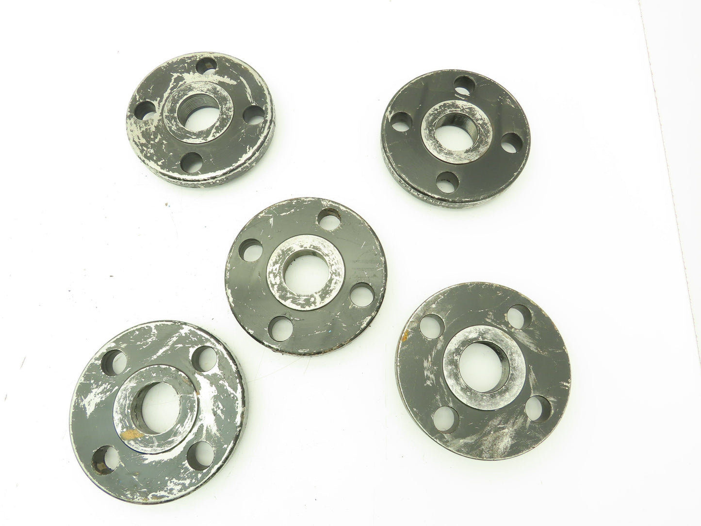 Boltex Class 300 Threaded Flange 1-1/2" NPT 4-Bolt Raised Face LOT OF 5