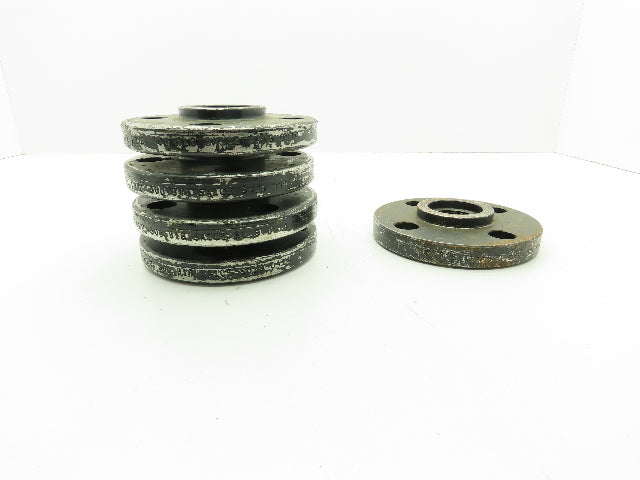 Boltex Class 300 Threaded Flange 1-1/2" NPT 4-Bolt Raised Face LOT OF 5