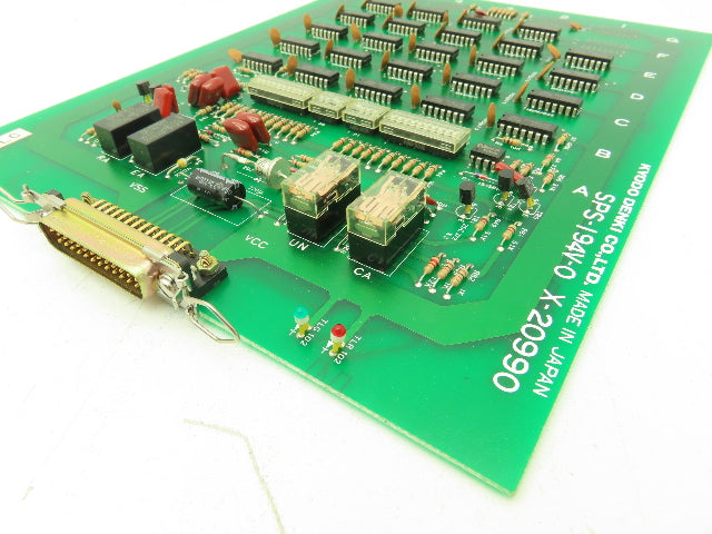 Kyodo Denki SPS-194V-0 X-20990 Control Panel CNC Circuit Board