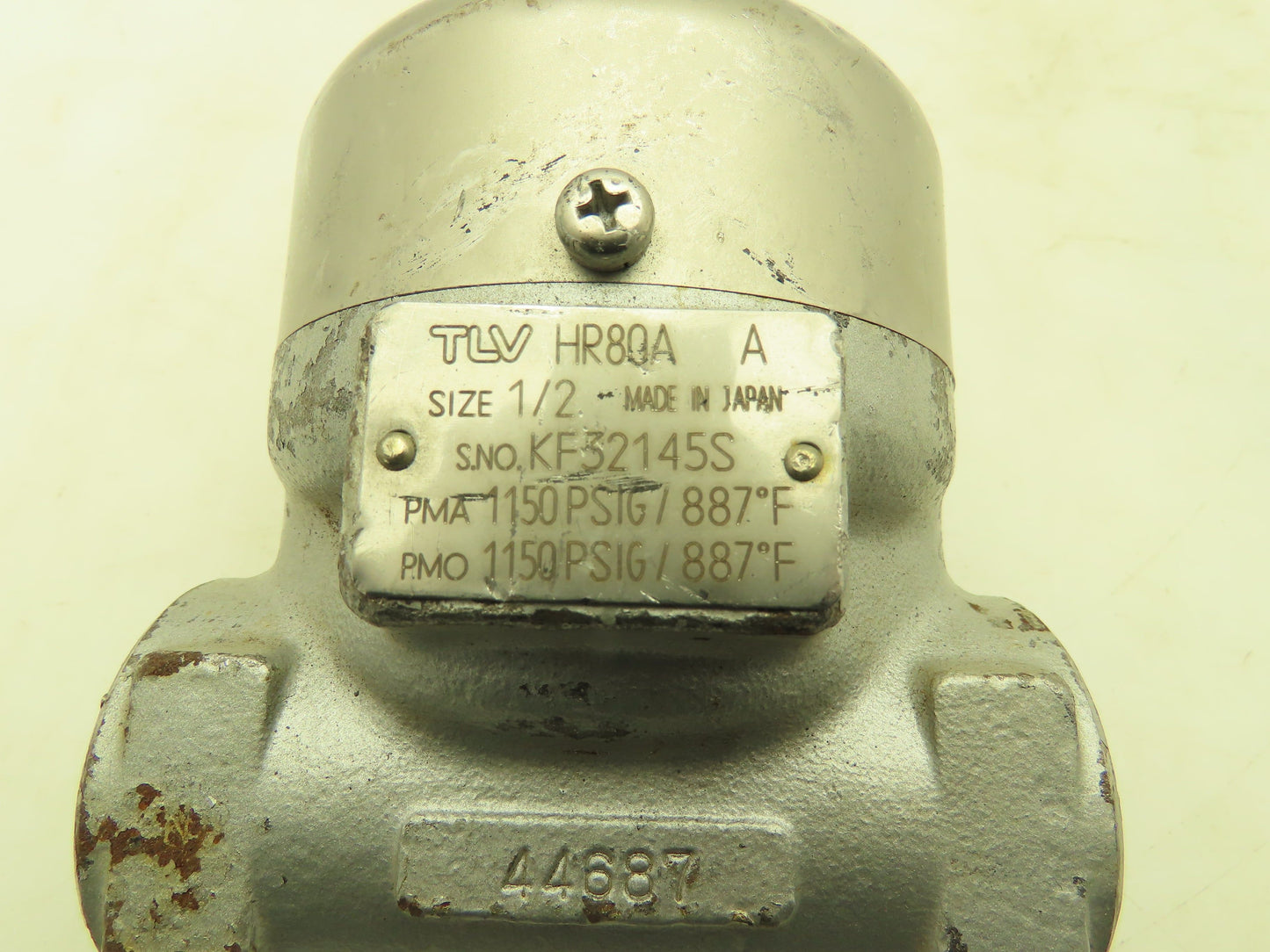 TLV HR80A PowerDyne Disc Steam Trap 1/2" Socket Weld 1150 PSI