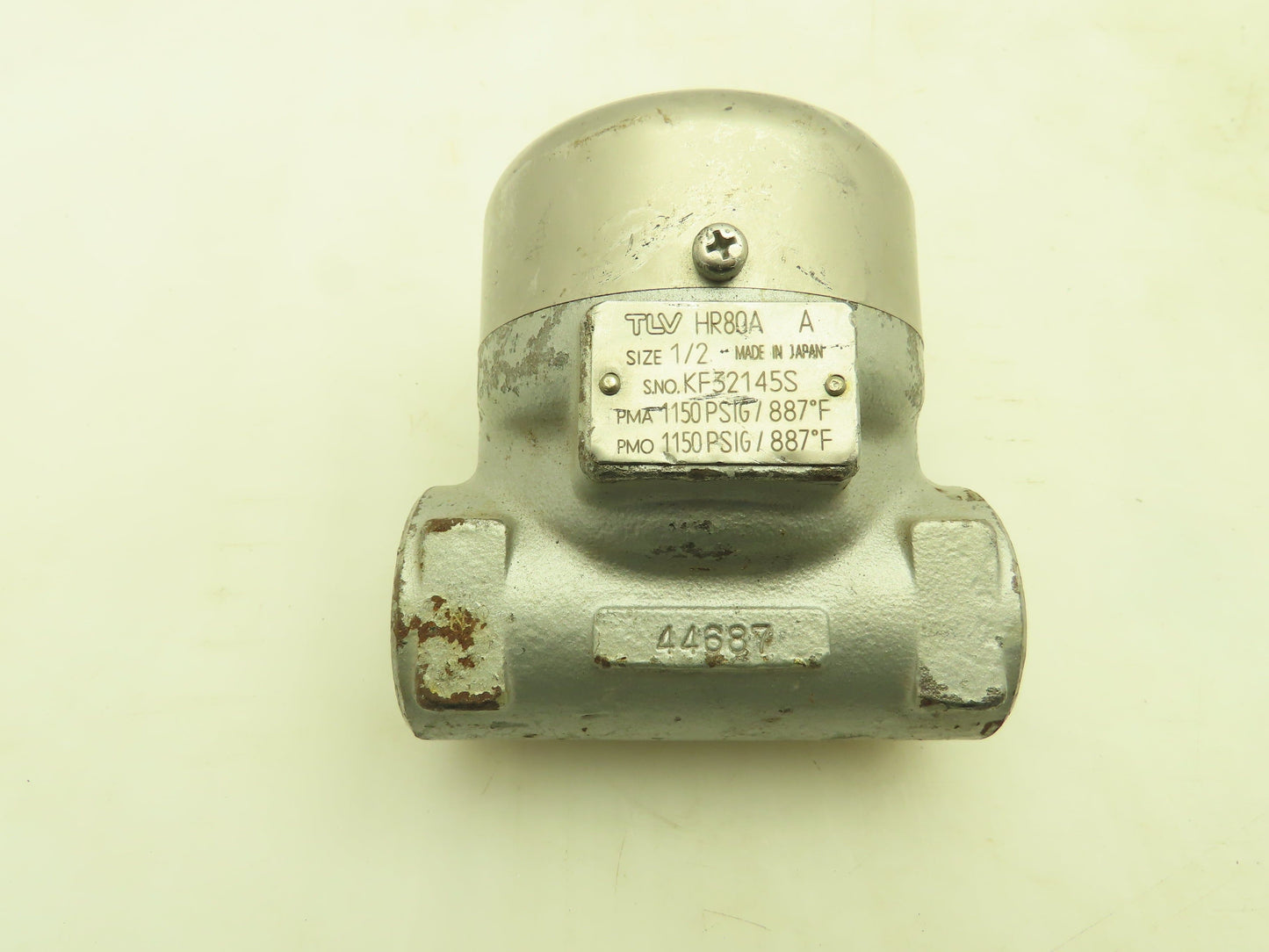 TLV HR80A PowerDyne Disc Steam Trap 1/2" Socket Weld 1150 PSI