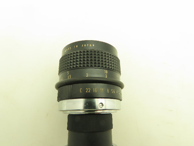 JAI CV-252 CCD Video Camera Sensitive Monochrome Analog 12VDC 50MM Computar