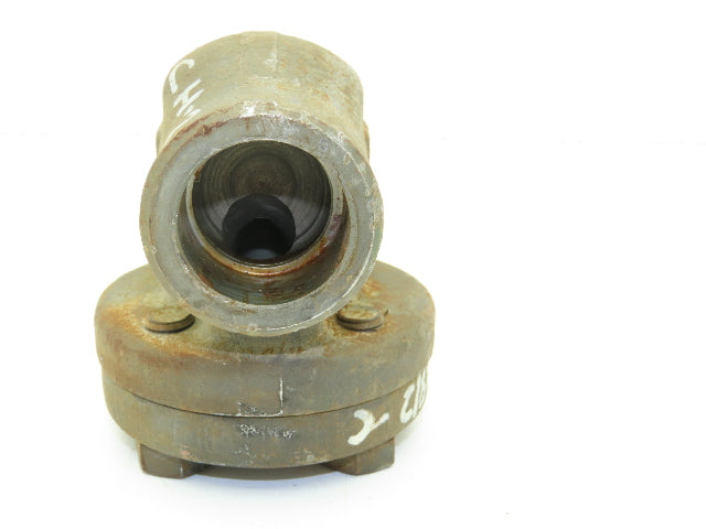 Bonney Forge HL-52 T-Style Steel Ball Check Valve 1" Socket 1975 PSI Class 800#
