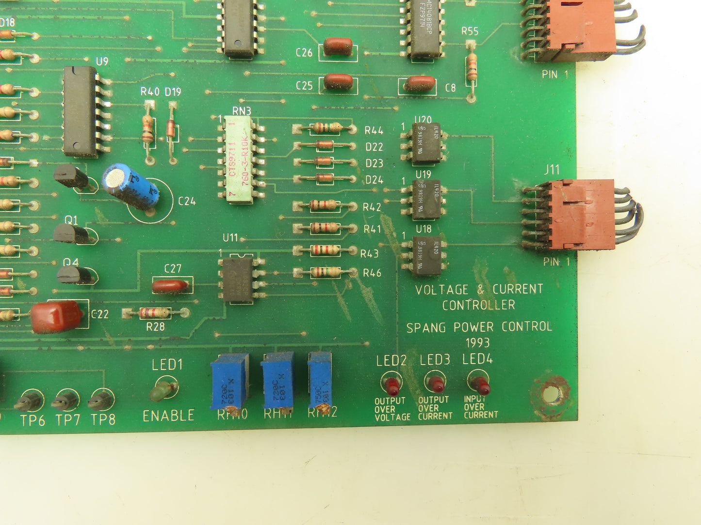 Spang Power Electronics 119800003 Voltage Current Controller Circuit Board