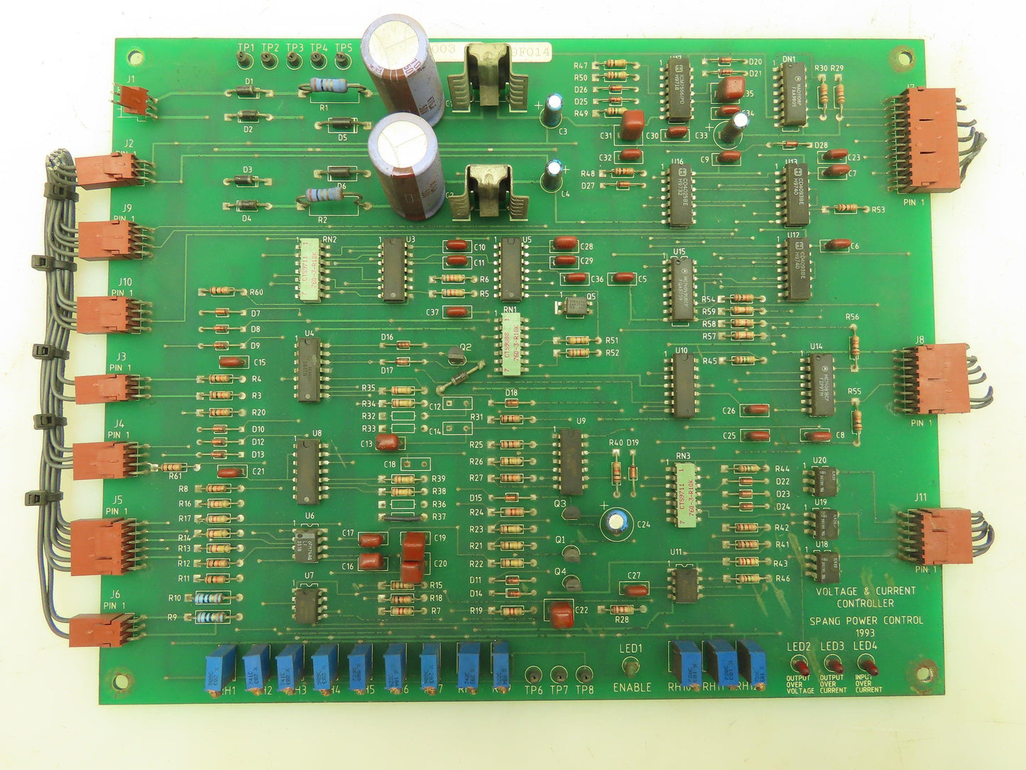 Spang Power Electronics 119800003 Voltage Current Controller Circuit Board
