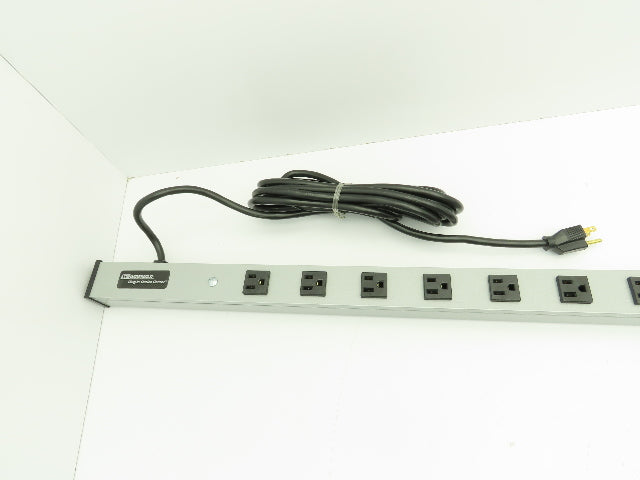 Wiremold UL404BD Plug-In Outlet Center 16 Outlet Power Strip 15A 120VAC 48"