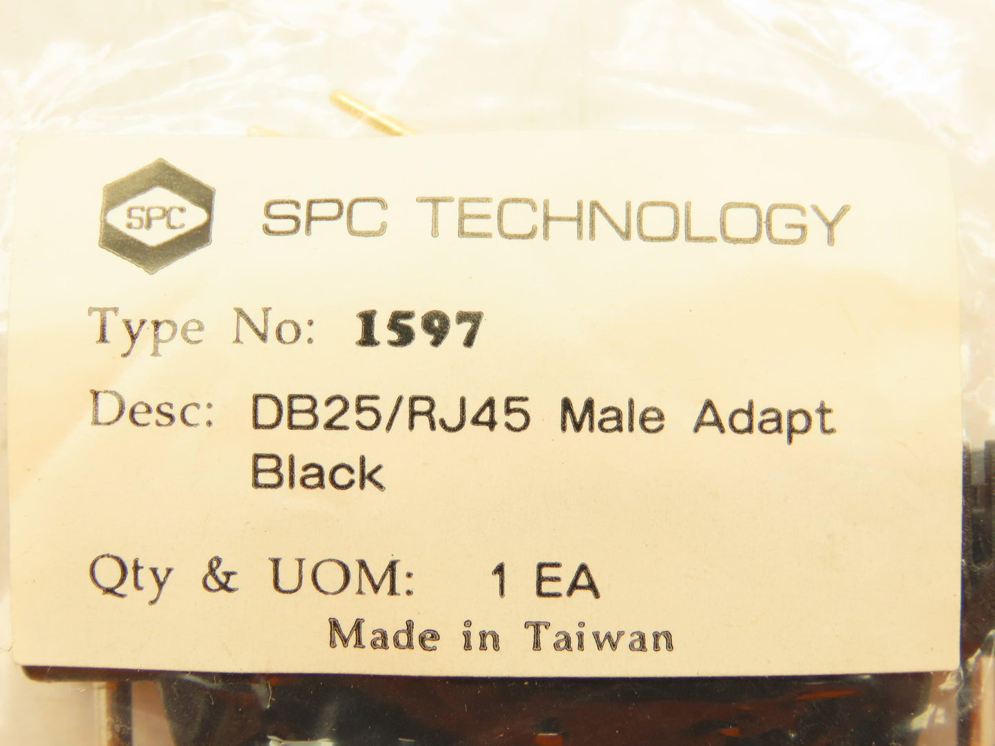 SPC 1597 DB25 Male to RJ45 Modular Telephone Adapter Connector LOT OF 12