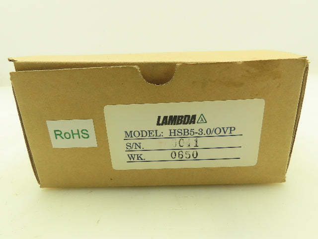 Lambda HSB5-3.0/OVP Power Supply 5VDC 3A Output