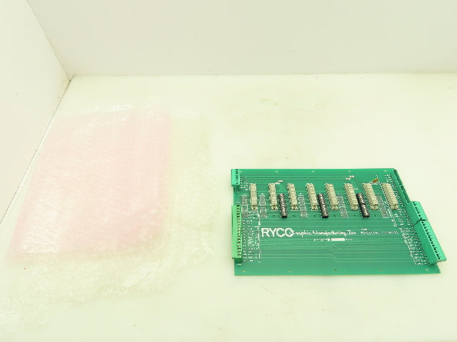 Ryco Graphic Mfg 161A-061-2 Backplane 8-Slot Card Rack Chassis Board