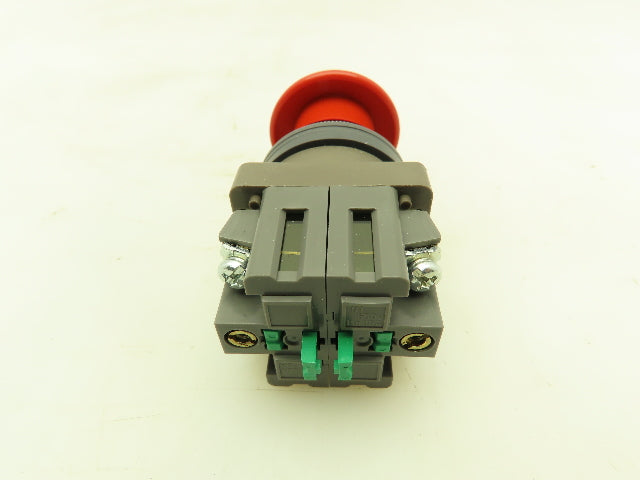 IDEC ATN2120-R Emergency E-Stop RED Push-Pull Pushbutton NO/NO Lot of 2