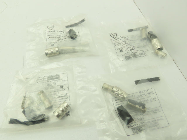 Amphenol T 3476 001 U Female Straight Cable Connector 7-Pin 4-6mm IP40 Lot of 4