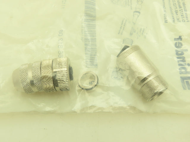 Binder 713 99 1486 812 08 Female Cable Connector 8-Pin Shieldable LOT OF 4