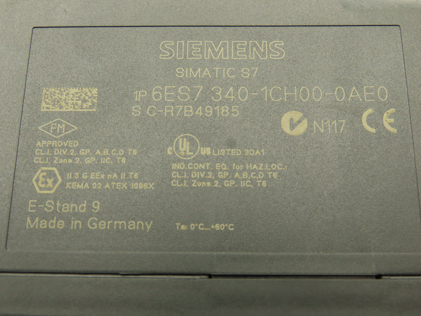 Siemens 6ES7-340-1CH00-0AE0 Simatic S7 PLC Comm Processor CP340 RS 422/485