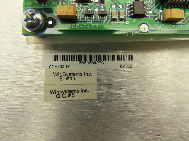 WinSystems OI-1534E Touchscreen Control Panel - For Parts