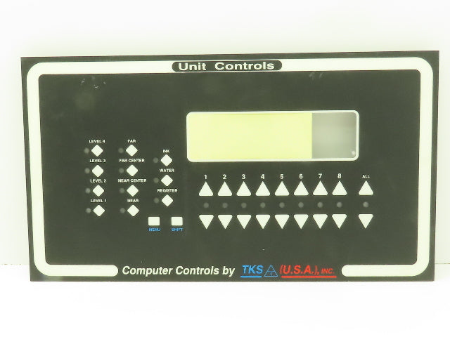 TKS T-MAS-0007 Computer Unit Controls HMI PLC Control Panel Keypad Display Cover
