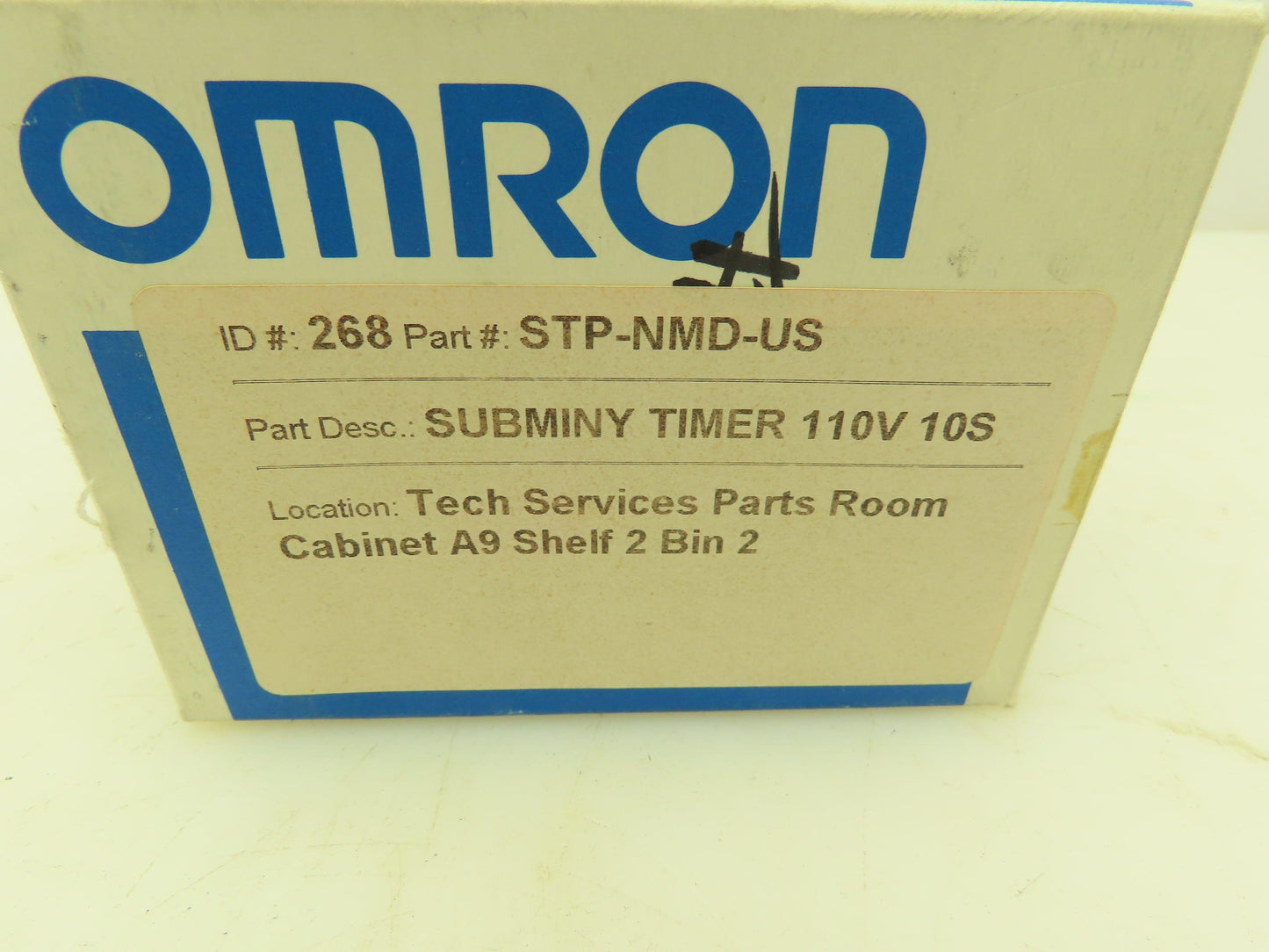 Omron STP-NMD-US SUBMINY Timer 110v 12 Second
