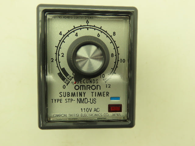Omron STP-NMD-US SUBMINY Timer 110v 12 Second