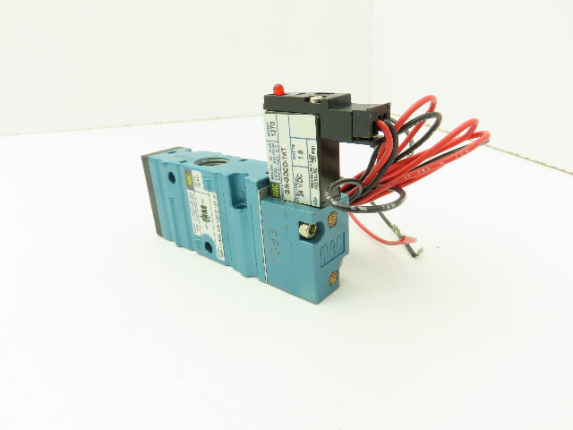 MAC 52A-11-B0A-GM-GDCD-1KT Pneumatic Solenoid Valve 20-120 PSI 24 VDC Coil